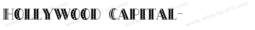 Hollywood Capital字体转换